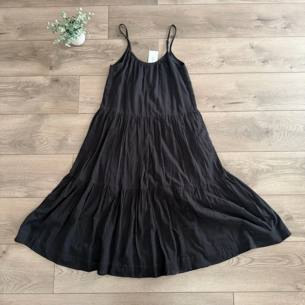 MIKOH Black Women's Dress Size 1 (Small) 100% Cotton - Picture 5 of 7